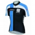 Sportful Gruppetto Pro Team fietsshirt zwart/wit/geel heren  SP1317-091